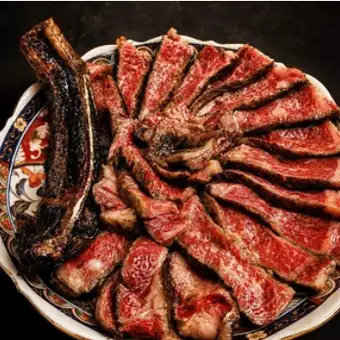 【肉の匠でしか食べれない?!大迫力◎トマホーク】全10品120分飲み放題付8000円(税込)