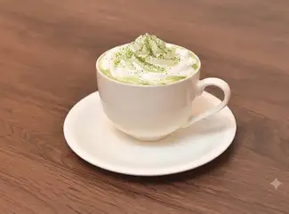 ホット抹茶ラテ
