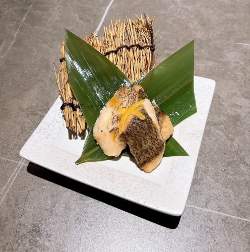 Flounder yuzuan-yaki