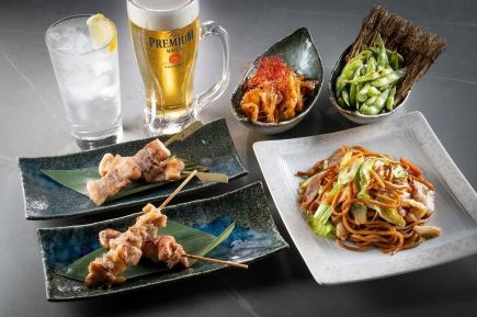 <Kasumi's After-Party Course> 4 dishes with 2 hours of all-you-can-drink / 2,480 yen including tax