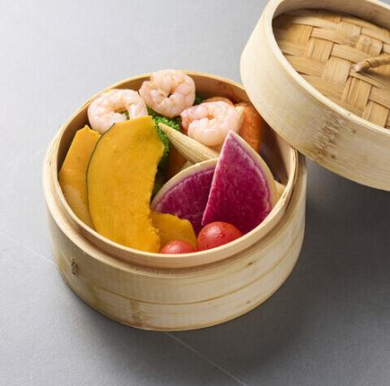 <霞の「雫」コース>2時間飲み放題付でお造りや真鯛のせいろ蒸し等全10品