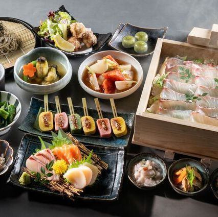 〈霞の「彩」コース〉2時間飲み放題付きで厳選豚に蒸篭蒸し等《全8品》