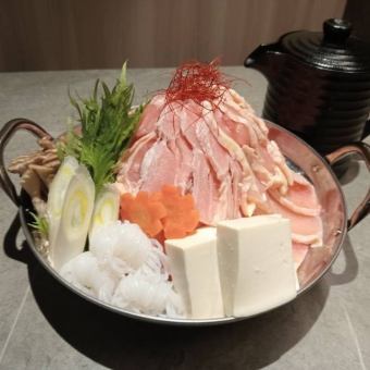 【年末年始限定！】「厳選鶏鍋コース」2時間飲み放題付き5,500円《8品》