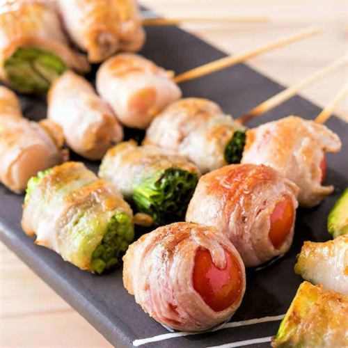 Now on TV! Vegetables are the main skewers! [Yamato / Motsuyaki]