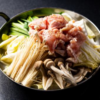 【2時間飲み放題付き】ほくほくポテト食べ放題/大山鶏の白湯鍋<全7品>2,700円