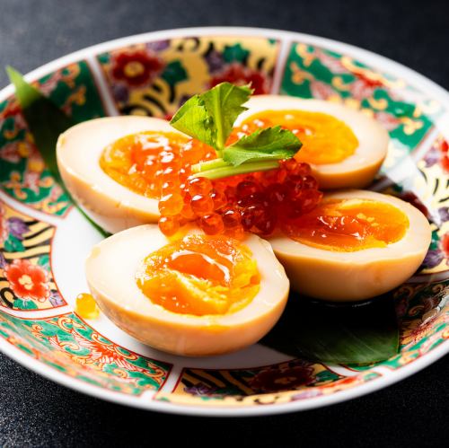 いくらぶっかけ味付けたまご