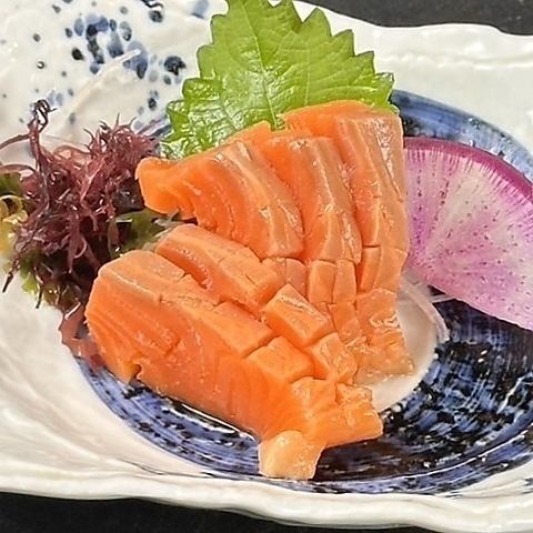 Salmon sashimi