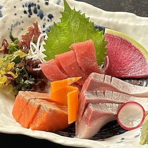 Today's Sashimi Platter of Three Kinds