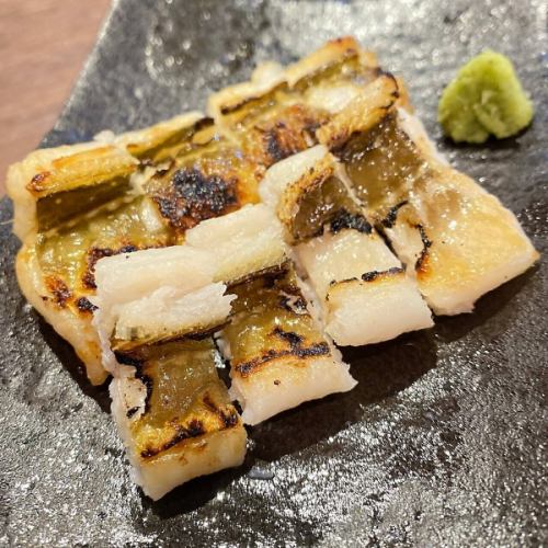 Premium conger eel skewers