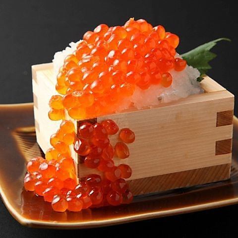 The best snack: grated salmon roe