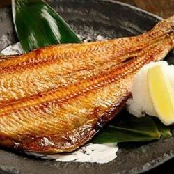 Grilled Hokkaido Atka mackerel filleted
