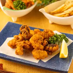 プリっとカラっとタコの唐揚げ