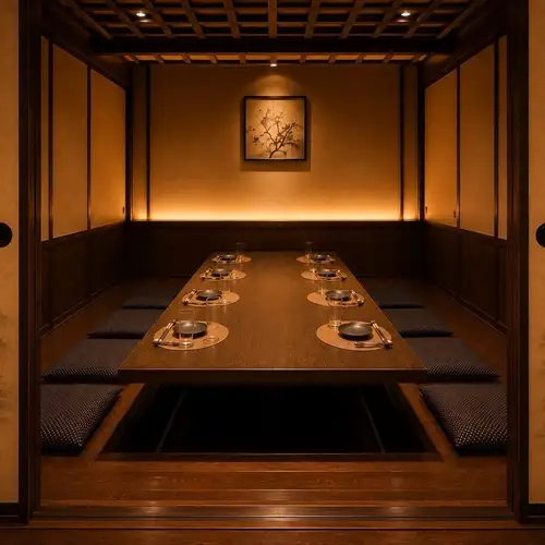 【6-8人包廂】我們也提供包廂，您可以和朋友們一起享受美好時光，而不用擔心打擾其他人。（川崎包廂居酒屋、本地炸雞、暢飲、宴會、商務招待、女生聚會、生日、週年紀念）