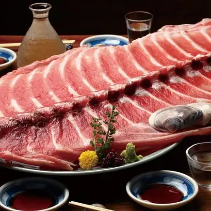 【含3小時暢飲】「皋月」九道菜套餐，包括藍鰭鮪魚碎、珍稀炸豬排、西京味噌醃黑鱈魚、薩摩走地雞和握壽司 - 5890日元 ⇒ 5000日元