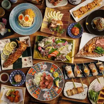 【含3小时畅饮】京都风味怀石料理“雅上”,包含豪华船形餐盘、蓝鳍金枪鱼、鲑鱼籽和熟成日立牛肉——共10道菜——原价¥8310 ⇒ 现价¥7500