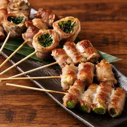 오마카세 야채 감아 꼬치 오본 모듬