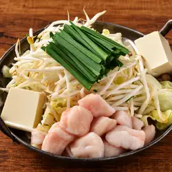 국산 와규 모츠나베
