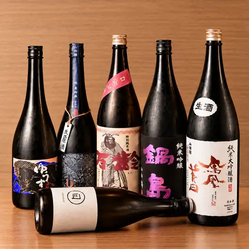 ■A nationwide selection of premium sakes for tasting!