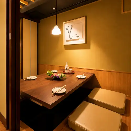 ■A tranquil and luxurious private room available for parties of 2 or more.