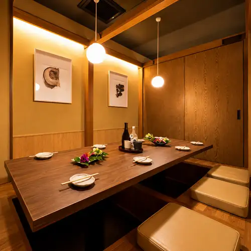 ■A spacious and luxurious private room, perfect for large group banquets!