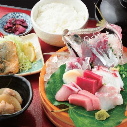 Top sashimi set meal