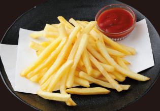 French fries seasoned with seaweed salt