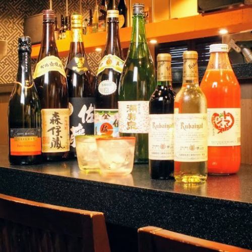 A wide variety of drinks are available