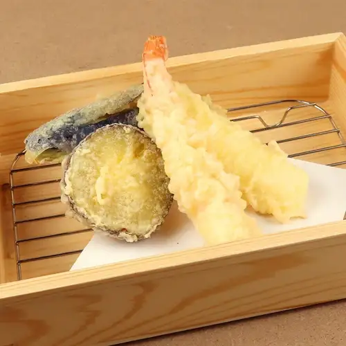 A greedy tempura assortment