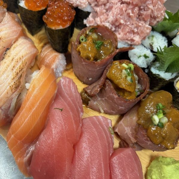 Your choice of sushi