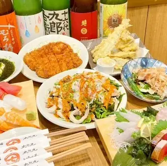 【旬の満足コース】2.5H飲み放題付き！4500円(税込)