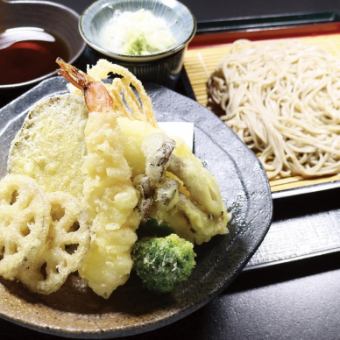 季節の天せいろ蕎麦