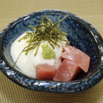 まぐろの山かけ