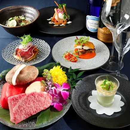 月～金限定《華～hana～》和牛リブロース、旬魚、けんけん鰹、季節の前菜など全7品◇8,800円