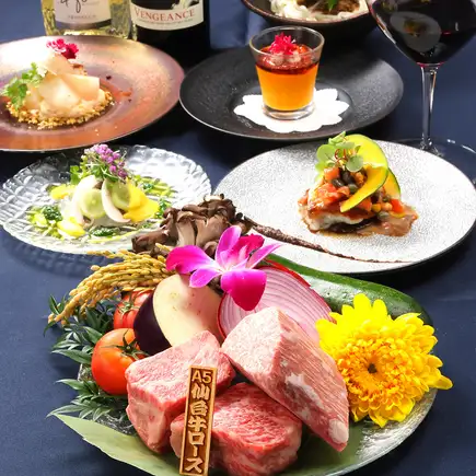 【誉】A5仙台牛ロース・フィレ食べ比べ　全7品　13,800円