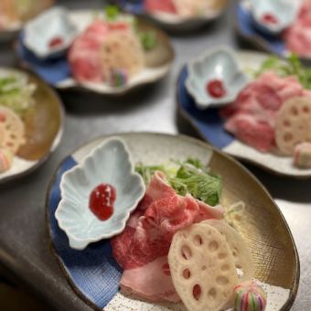 仅午餐【京都三昧御膳】午餐怀石料理宫古麻糬猪肉小锅！