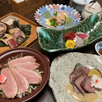 推薦【鴨川懷石料理】近江牛排、鴨壽喜燒小鍋、炸河豚肉等豪華懷石料理！