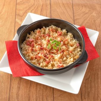 bacon garlic rice