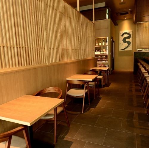 開放感のある店内◎