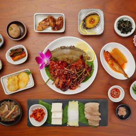 ヤンニョムケジャンコース(甘辛味付け)