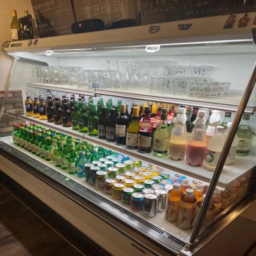 豊富な韓国ドリンクあります！ぜひ韓国料理とご一緒に♪