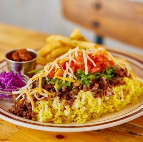 【不動の裏人気メニュー◆チキンオーバーライス】