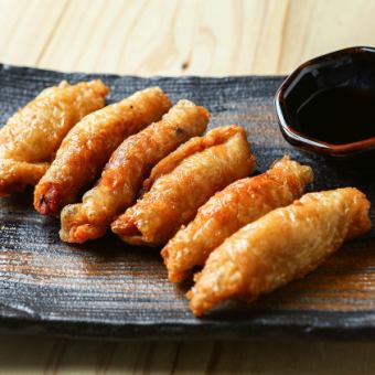 鶏皮餃子
