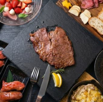 【贅沢肉尽くしコース】お洒落に贅沢!宮崎牛肉寿司が愉しめる!<120飲み放題付き>