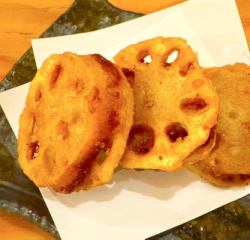 れんこん挟み揚げ