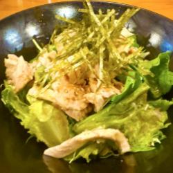 蒸し鶏のチョレギサラダ