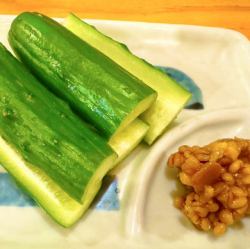 もろ味噌きゅうり