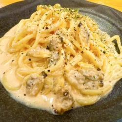 生パスタ／アサリと明太子