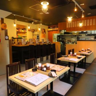 For customers who book a banquet course for 10 people or more in December, one secretary will be free ♪ The restaurant has a homely atmosphere.There is a counter on the 1st floor where you can have a drink after work with a small number of people.There is a semi-private room in the basement, and table seats for 8 or more people are also available.
