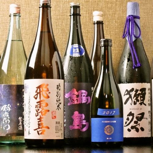 豊富な地酒★