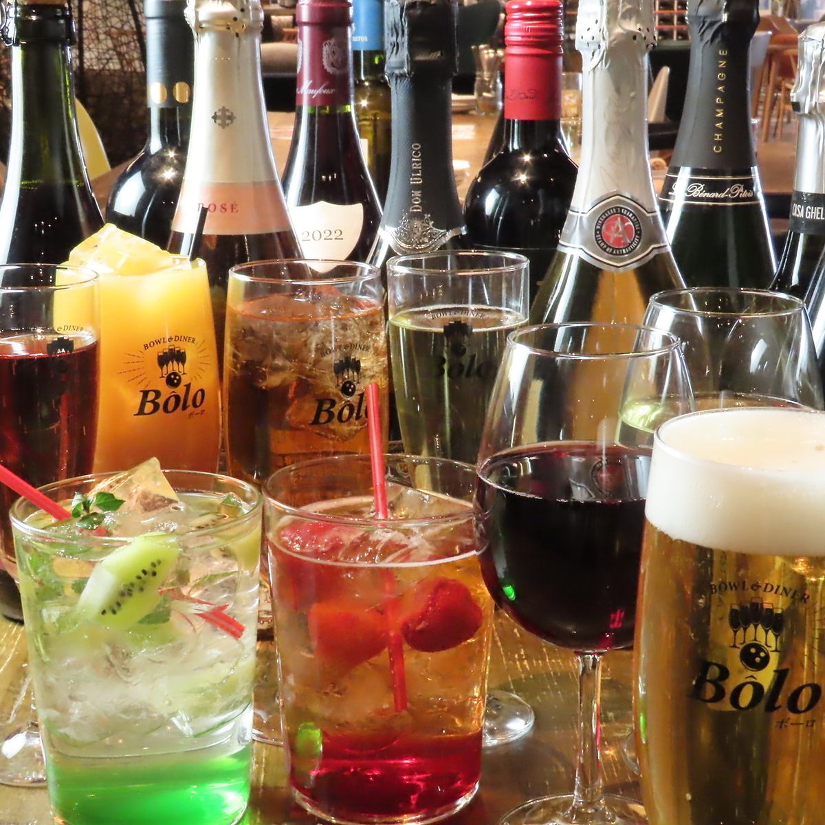 Boloではランチ専用のコースもあり◎昼飲みも大歓迎♪
